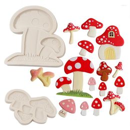 Baking Moulds Mushroom Silicone Mould Cake Moulds Fondant Sugar Craft Chocolate Tools Decorating Accessories