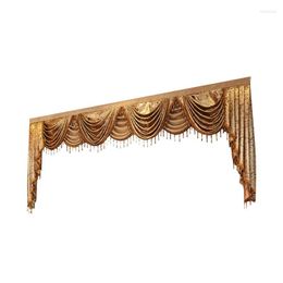 Curtain Custom Made Pelmet Europe Luxury Valance Curtains For Living Room Window Bedroom 1 Piece Home El