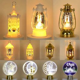 Novelty Items Eid Mubarak Ornaments Lantern Light Ramadan Decorations For Home 2023 Islamic Muslim Party Decor Ramadan Kareem EID Al Adha Gift Z0411