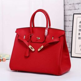 Platinum Designer Tote Bag Fashion Classic Leather Women's Lychee Pattern Head Leather Women's Handbag