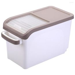 Storage Bottles Moisture-Proof Rice Container Dust-Proof Organiser Dispenser PP Dog Food Bucket Flour Sealed Grain