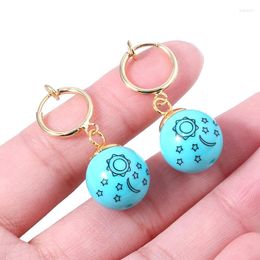 Dangle Earrings The Seven Deadly Sins Cosplay Elizabeth Liones Anime Blue Pendant Jewelry Gifts For Girls Women Men