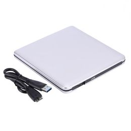Freeshipping USB 30 External DVD/CD-RW Drive Burner Slim Portable Driver For Netbook MacBook Laptop Desktop External Optical Drives Mahet