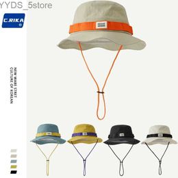 Wide Brim Hats Bucket Hats Japanese Quick-drying Packable Hat Fisherman Hat Women Summer Sun Hanging Bag Mountaineering Leisure Vacation Visor Basin Hat YQ231111
