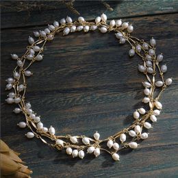 Chains Long Sweater Chain Exaggerated Fashion Grain Of Pearl Necklace Natural