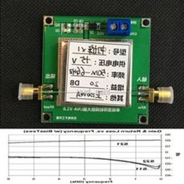 Integrated Circuits 0M - 6GHz 20dB Broadband RF amplifier LNA 1-6G 20DB gain HF VHF / UHF FM Ham Radio amplifiers Nmduq