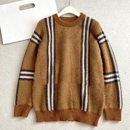 Sweaters Designer Hoodie Hooded Sweater Classic Plaid Stitching Loose Women Men Hoodies Pullover Fashion Sweater