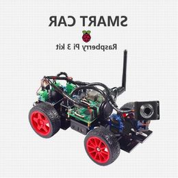 Integrated Circuits Raspberry Pi Smart Video Robot Car For 3 Model B B 2B with Android App Rpi not included Qaeda