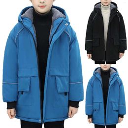 Jackets Autumn Toddler Boys Girls Coat 2 Colors Solid Denim Long Sleeve Single Breasted Patchwork Hooded Tops