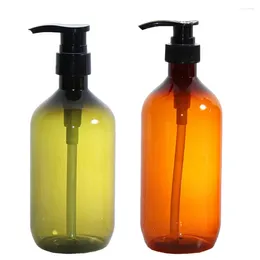 Liquid Soap Dispenser 2 Pcs Shampoo Bottle Containers Pump Type Bathroom Hand The Pet Travel Lotion Water