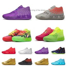 MB.01LaMelo Ball 1 MB.01 Basketball Shoes Sneaker Black White Silver Blast Buzz City LO UFO Not From Here Queen City Rick and Morty Rock Ridge