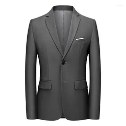 Men's Suits Mens Blazer Formal Business Slim Wholesale Boutique Fashion Solid Colour Groom Wedding Dress Male Suit Jacket Coat Tuxedo