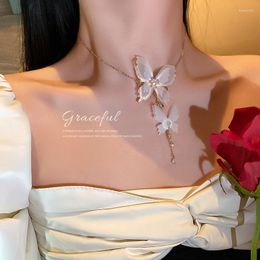 Choker Trendy White Cloth Petal Flower Tassel Big Earrings For Women Statement Jewelry Holiday Beach Dangle Pendientes