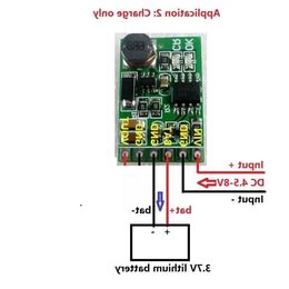 Integrated Circuits 2IN1 5V UPS Power Diy Board Charger Step-up DC DC Converter Module 37V Li-ion LiPo Qubpp