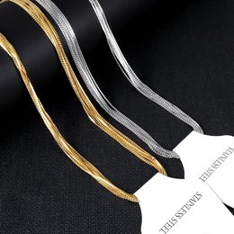 Pendant Necklaces ASON 10pcslot Long Chain Necklace Hip Hop for Women Men On The Neck Fashion S Shape Chains Jewelry Choker Valentine's Day 231110