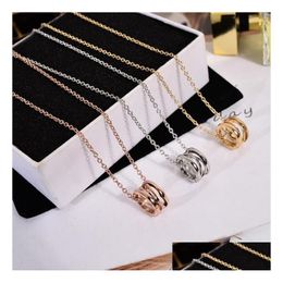 1Pcs Roman Numerals Necklace Goddess Pendant Collarbone Chain Fashion Accessories Nice Birthday Gift For Girl Ship Drop Delivery Dh3Vw