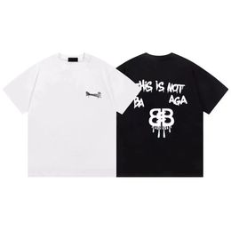 Ermq Herren-T-Shirts, Designer-T-Shirt, lässiges MMS-T-Shirt mit Monogramm-Aufdruck, kurzärmeliges Oberteil zum Verkauf, luxuriöse Herren-Hip-Hop-Kleidung, asiatische Größe M-4XL