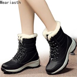 Boot's Shoes Winter Fashion Ankle Boot Keep Warm Female Lace Up Waterproof Boots Ladies Comfortable Women's 231110