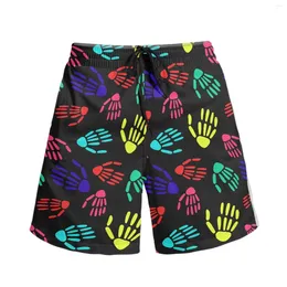 Men's Shorts Samoa Design Fashion Breathable Embroidered Travel Beach Running Fitness Training Summer 2023