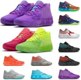 Excellent Retro 2023 Top high qualityAAA Running Shoes Basketball Shoes Mens Trainers Sports Sneakers Black Blast Buzz City Rock Ridge Red Lamelo Ball 1 Mb.MB.01