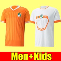 Ivory Soccer Coast Jerseys adult Kids national football team KESSIE ZAHA 23 24 Cote d Ivoire Football Shirts CORNET DROGBA Men Uniforms Kids Kits Socks Full Sets