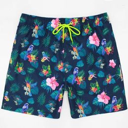 Men's Shorts Mens Beach Loose Quick Dry Bermudas Surf Swimwear Swim Summer Fashion Print Boardshorts Swimming Trunks 2023