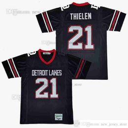 DIY Design Retro Movie ADAM THIELEN #21 HIGH SCHOOL Jersey Custom Stitched College Football Jerseys