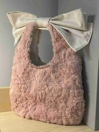 Shoulder Bags Cute 2023 Autumn/Winter New Pink Soft Cute Girls Large Capacity Crossbody Bagcatlin_fashion_bags