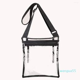 Evening Bags Clear Women Crossbody Shoulder Bag PVC Translucent Jelly Small Phone Key Purse Mobile Summer