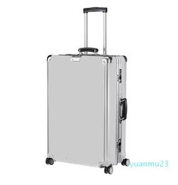 20 26 29 Inch Outdoor Freight Travel Luggage Case Bag Aluminium 25 Trolley Cases 972 Classic Luxury Designer Carry On Suitcase289P