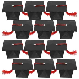 Gift Wrap Box Graduation Cap Candy Party Boxes Grad Favors Treat Decorations Hat Gifts Favor Doctoral Chocolate Supplies Case