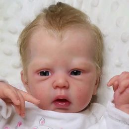 Dolls 18inch Reborn Doll Kit Mindy Sweet Baby DIY bank Doll Parts Unfinished Doll 231110