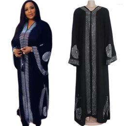 Ethnic Clothing African Dresses For Women Muslim Abaya Dubai Kaftan Moroccan Gown Hijab Dress Islamic Eid Mubarak Djellaba Femme