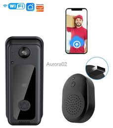 Doorbells Wireless Doorbell Camera with HD Video Night Vision Voice Change - Smart Home Security System Monitor YQ231111