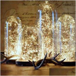 Christmas Decorations 1M 2M 5M 10M Copper Wire Led String Lights For Home New Year Decoration Navidad Drop Delivery Garden Festive P Dhpcw