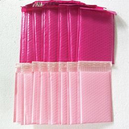 25pcs lot Light pink Rose pink Poly bubble Mailer envelopes padded Mailing Bag Self Sealing for gift package254i