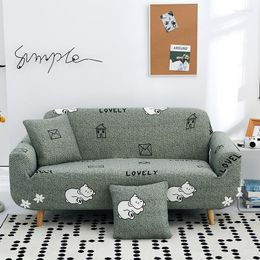 Chair Covers Animal Elastic Sofa Cushion Cover Comfortable Various Simple Big Sofas Fundas