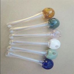 new Smoking Pipe Mini Hookah glass bongs Colourful Metal Shaped New Bubble Pipe