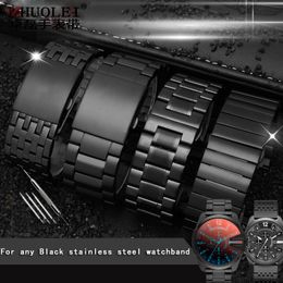 Watch Bands For Seven on Friday Stainless steel strap 22mm 24mm 26mm 28mm 30mmLarge size Men Metal Solid Wrist watch Band Bracelet 230411