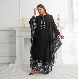 Ethnic Clothing Dashiki African Clothes Elegant Dress Women For Wedding Party Autumn Long Sleeve Black Plus Size Gowns