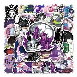 50Pcs Wholesale Cartoon Witch Stickers Waterproof Sticker For Luggage Laptop Guitar Skateboard Notebook Water Bottle Phone Case Car Decals