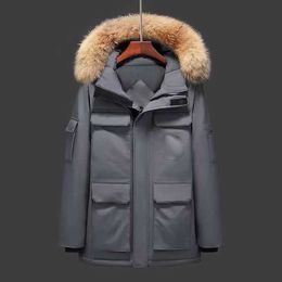 2023 Goose Down Jacket Mens and Womens Coat Mink Fur Collar Couple Winter Fashion Outdoor Thickened Warm Custom Designer Clothing 48D6J