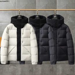 Men's Down Parkas Designer Top Madeirajacket Mens Jacket Womens Coats Duck Jackets Black Rubber Badge Winter Outwear Parka Oversized Lady Asian T5uw