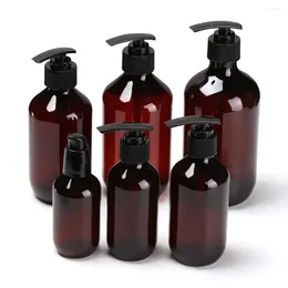 Liquid Soap Dispenser Refillable Lotion Shower Gel Bottle Hand Sanitizer Pump Container Large Capacity Plastic Storage
