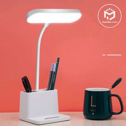 Desk Lamps USB Rechargeable LED Desk Lamp Eye Protection Desk Light Childrens Learning Bedroom Read Book Light Bedside Reading Night Light P230412