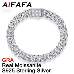 Chain AIFAFA S925 Sterling Silver Real Bracelet For Women Men High Quality Hand Fine Jewelry Wholesale 230411