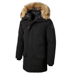 Parkas Coats Down Jackets Mens Canadian Designers Parkas Outdoor Winter Jassen Outerwear Big Fur Manteau Hiver Parka Doudoune S-XXL