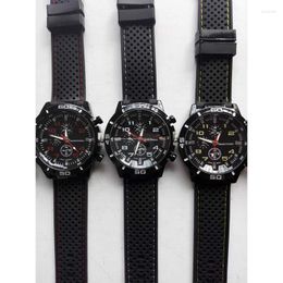 Wristwatches Cool Watch Men's Quartz Digital Watches Silicone Strap Round Dial Sports Relogio Masculino Mechanical 2023