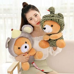 20cm Cartoon 12 Zodiac Bears Transform into Stuffed Animals Plush Toys Dolls Birthday Gifts for Girls