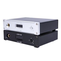 Freeshipping M6 HiFi Audio Decoder USB OTG DAC 32Bit/384KHz Headphone Amplifier Asynchronous Multifunction AMP Aluminium Enclosure Black Onir